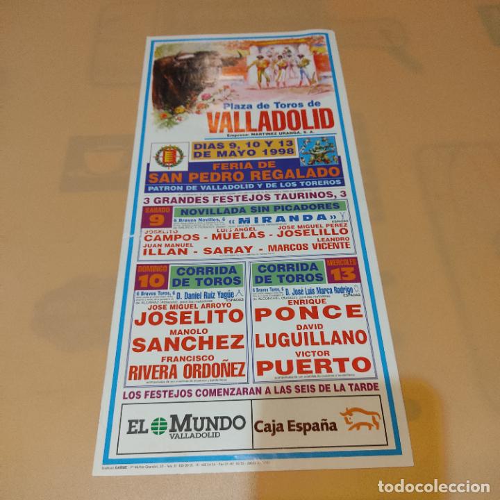 Tauromaquia: VALLADOLID 1998.JOSELITO.MANOLO SANCHEZ.RIVERA ORDO&Ntilde;EZ.ENRIQUE PONCE.VICTOR PUERTO.
