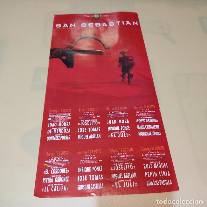 Tauromaquia: SAN SEBASTIAN 2000.RIVERA ORDO&Ntilde;EZ.EL JULI.FINITO DE CORDOBA.JOSELITO.JOAO MOURA.JUAN MORA.