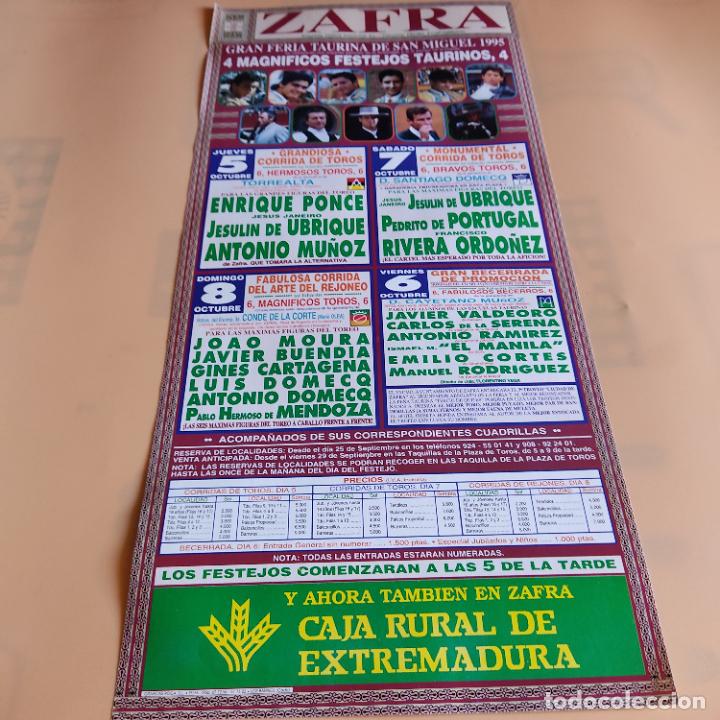 Tauromaquia: ZAFRA 1995.ENRIQUE PONCE.JESULIN DE UBRIQUE.JOAO MOURA.ANTONIO MU&Ntilde;OZ.EL MANILA.
