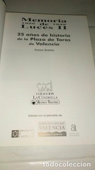 Tauromaquia: Memoria de Luces II 1925 1949 - 25 años de historia de la Plaza de Toros de Valencia-Vicente Sobrino - Foto 8 - 303044368