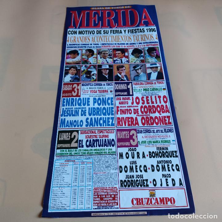 Tauromaquia: MERIDA 1996.JOSELITO.FINITO DE CORDOBA.ENRIQUE PONCE.JESULIN DE UBRIQUE.RIVERA ORDO&Ntilde;EZ.