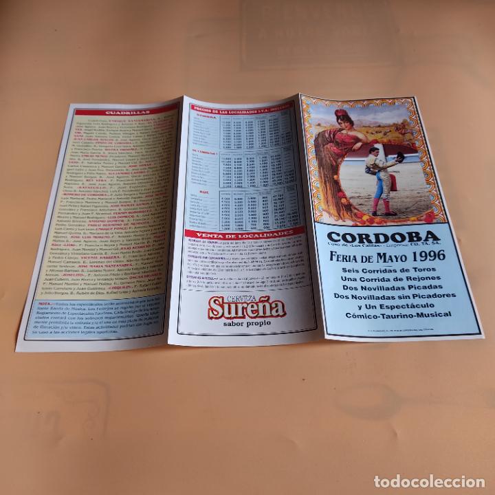 Tauromaquia: CORDOBA 1996.EL PLATERO.EMILIO MU&Ntilde;OZ.ENRIQUE PONCE.LITRI.FINITO DE CORDOBA.CHIQUILIN.JOSE MU&Ntilde;OZ.