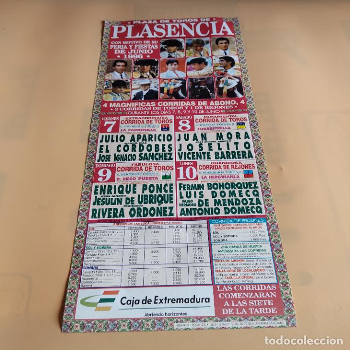 Tauromaquia: PLASENCIA 1996.JULIO APARICIO.EL CORDOBES.JUAN MORA.JOSELITO.VICENTE BARRERA.J. IGNACIO SANCHEZ.