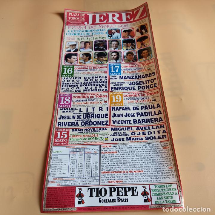 Tauromaquia: JEREZ 1996.JAVIER BUENDIA.JOAO MOURA.PACO OJEDA.RAFAEL DE PAULA.ENRIQUE PONCE.J.JOSE PADILLA.