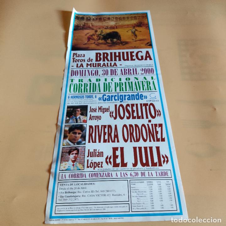 Tauromaquia: BRIHUEGA 2000.JOSELITO.RIVERA ORDO&Ntilde;EZ.EL JULI.TOROS DE GARCIGRANDE.