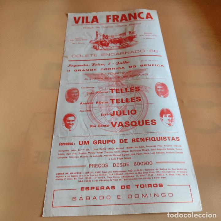 Tauromaquia: VILA FRANCA 1986.MANUEL JORGE DE OLIVEIRA.ANTONIO RIBEIRO TELLES.RUI SALVADOR.