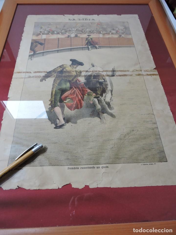 Tauromaquia: LITOGRAFIA LA LIDIA - Foto 1