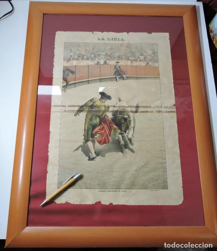 Tauromaquia: LITOGRAFIA LA LIDIA - Foto 2