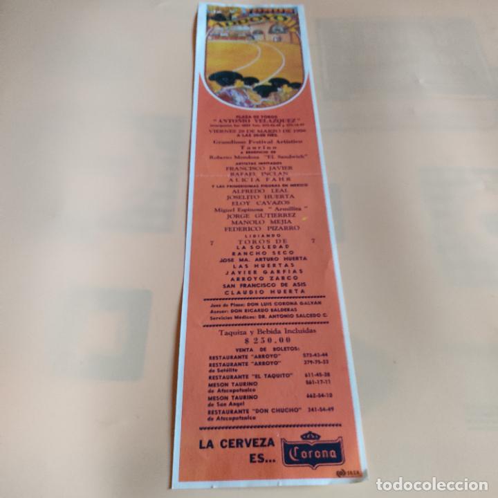 Tauromaquia: MEXICO 1996.ALFREDO LEAL.JOSELITO HUERTA.ELOY CAVAZOS.ARMILLITA.TOROS DE LA SOLEDAD.RANCHO SECO.