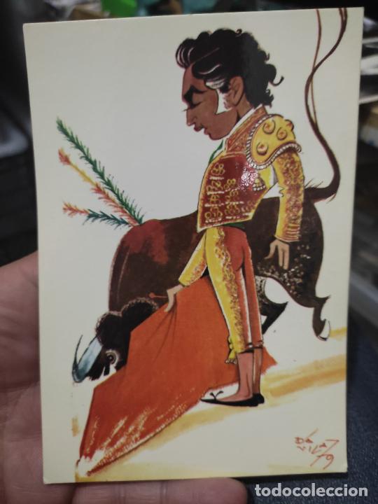 Tauromaquia: DAVILA ILUSTRACION ED ARTE SA POSTAL TAURINA ALGO SOBADA PACO CAMINO