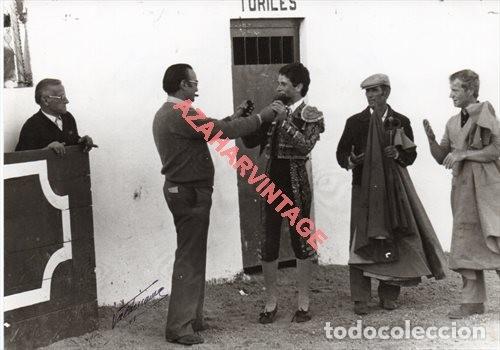 Tauromaquia: ANTIGUA FOTOGRAFIA DEL TORERO FRANCES MICHEL LAGRAVERE, 178X128MM