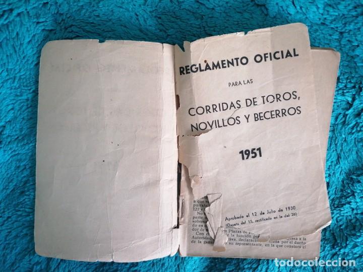 Tauromaquia: REGLAMENTO TAURINO - Foto 2