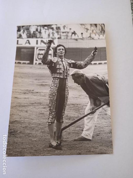 Tauromachia: FOTOGRAFIA. TORERO MANZANARES. FOTO ARJONA. 18 X 13 CM APROX.