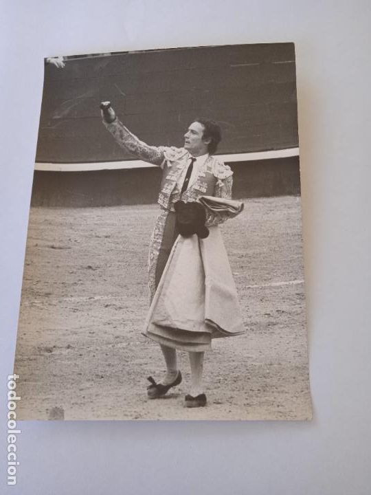 Bullfighting: FOTOGRAFIA. TORERO MANZANARES. FOTO ARJONA. 18 X 13 CM APROX.