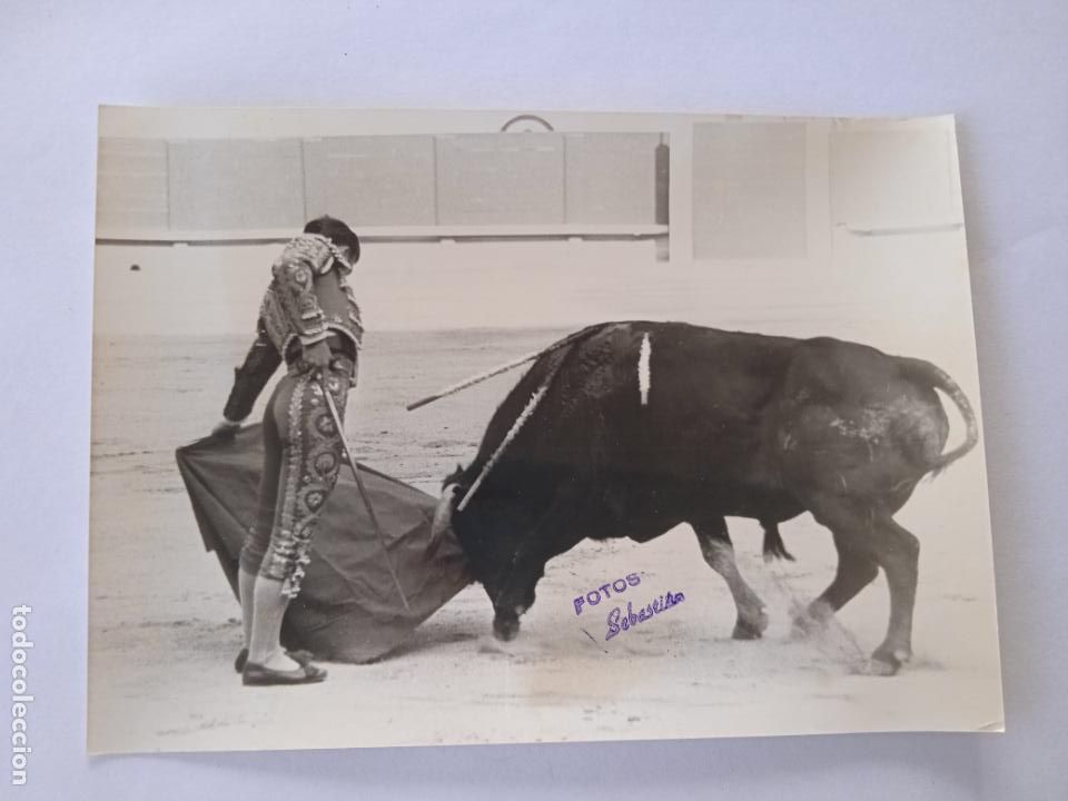 Stierkampf: FOTOGRAFIA. TORERO PEPE LUIS VAZQUEZ ( HIJO). FOTO SEBASTIAN. 13 X 18 CM APROX.