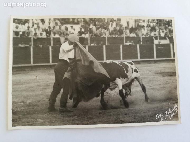 Stierkampf: FOTOGRAFIA. TORERO PEDRO DOMECQ. FOTO R. IGLESIAS, JEREZ. 13 X 18 CM APROX.