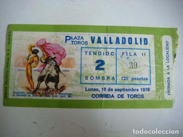Tauromaquia: ENTRADA DE TOROS DE VALLADOLID LUNES 18-SEPTIEMBRE-1978,CAJ-N&ordm;-29