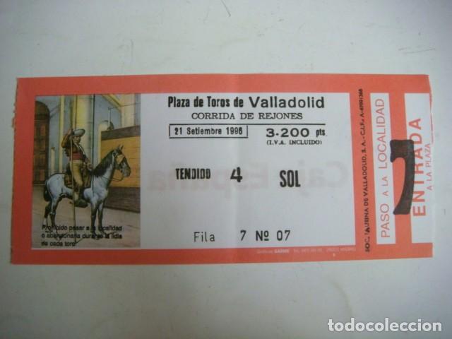 Tauromaquia: ENTRADA DE PLAZA DE TOROS VALLADOLID-21-DE SEPTIEMBRE-1996,CAJ-N&ordm;-29