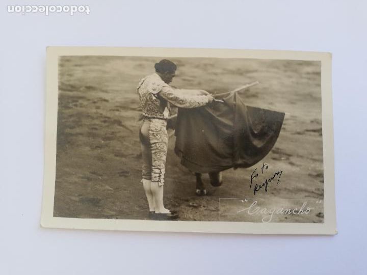 Tauromaquia: FOTOGRAFIA ANTIGUA. TORERO JOAQUIN RODRIGUEZ ORTEGA, CAGANCHO. 9 X 14 CM APROX.