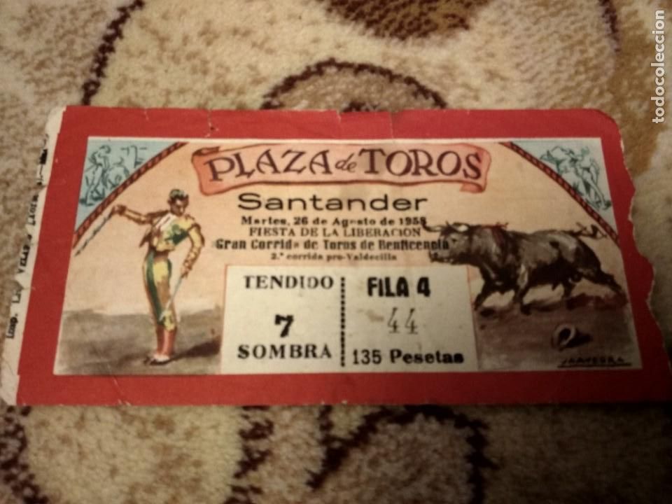 Tauromaquia: Entrada Toros Santander 1958 - Foto 1