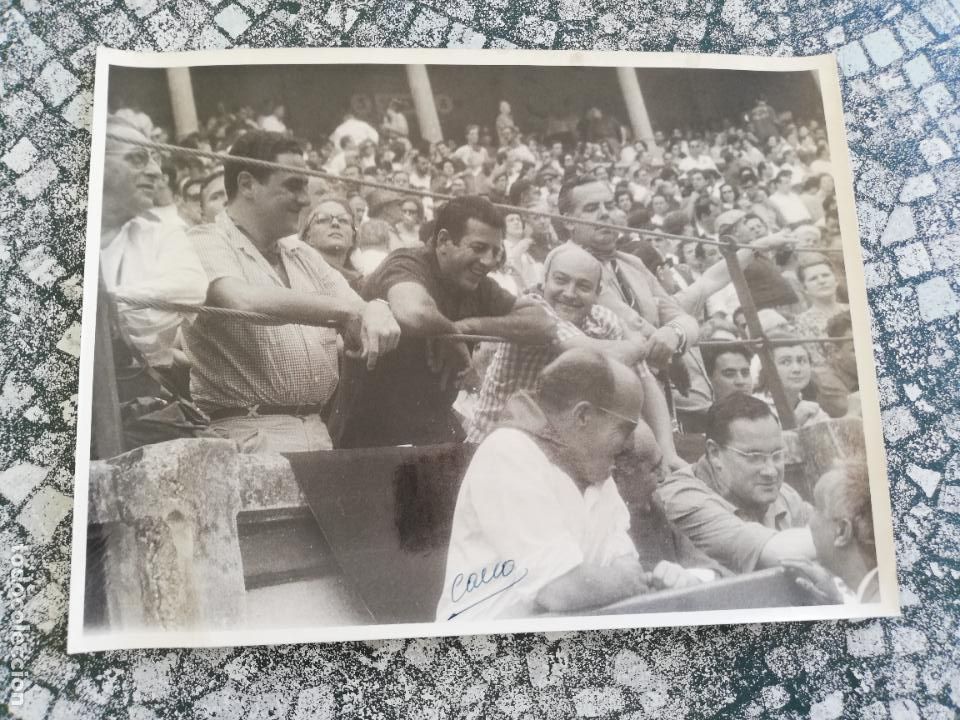 Tauromachia: FOTOGRAFIA ANTIGUA. TAUROMAQUIA. TORERO ORDO&Ntilde;EZ. FOTO CANO. 18 X 24 CM APROX.