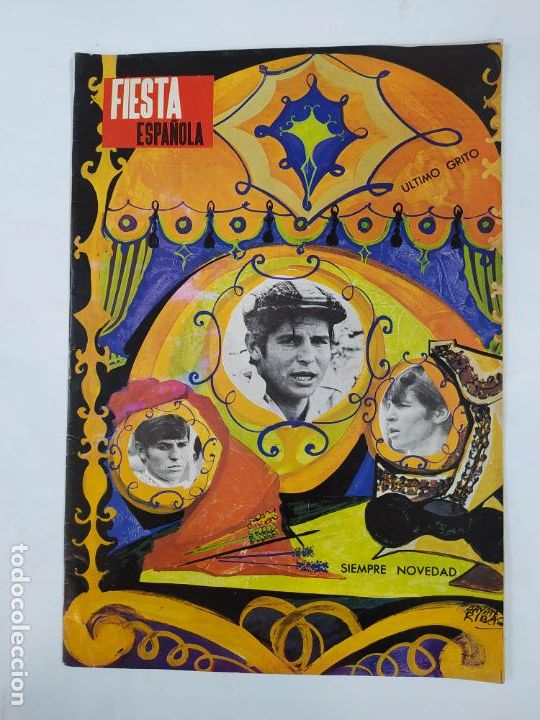 Bullfighting: REVISTA FIESTA ESPA&Ntilde;OLA N&ordm; 337. A&Ntilde;O VII 15 DE ENERO DE 1968. TOROS. TDKR75