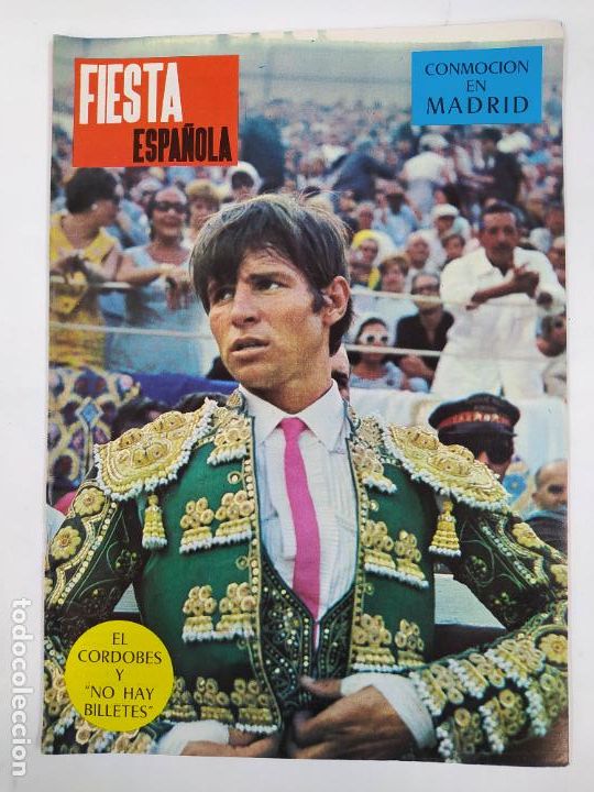 Tauromachie: REVISTA FIESTA ESPA&Ntilde;OLA N&ordm; 311. 6 DE JUNIO DE 1967. A&Ntilde;O VI. EL CORDOBES. TOROS. TDKR75
