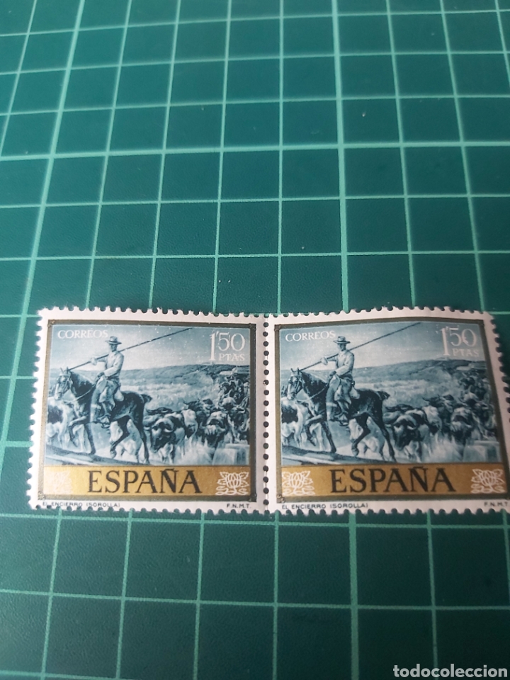 Tauromachie: Tauromaquia Caballos toros fauna Espa&ntilde;a edifil 1571 nuevos O usados solicita faltas 1964