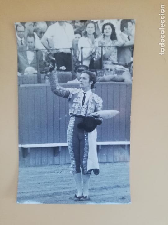 Bullfighting: FOTOGRAFIA ANTIGUA. TAUROMAQUIA. TORERO MANZANARES. FOTO ARJONA. 16 X 10 CM APROX.