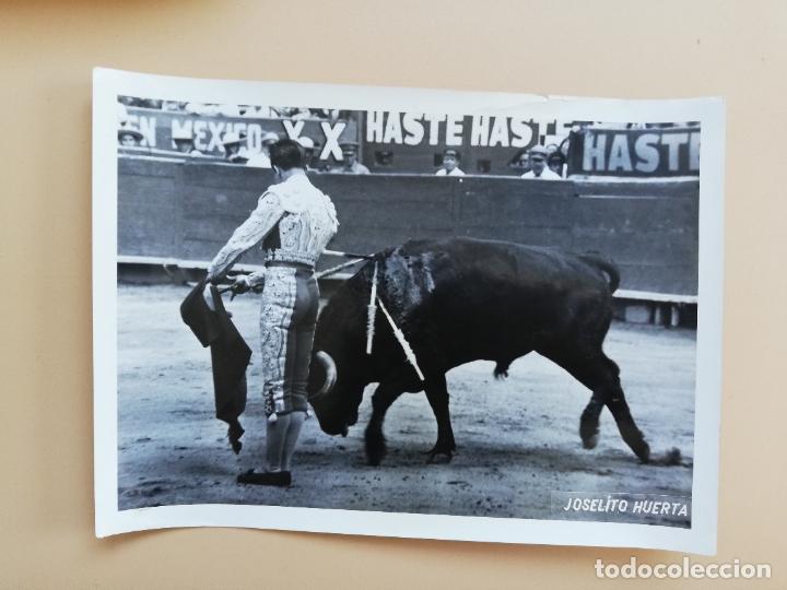 Tauromaquia: FOTOGRAFIA ANTIGUA. TAUROMAQUIA. TORERO JOSELITO HUERTA. FOTO CARLOS. 13 X 18 CM APROX.