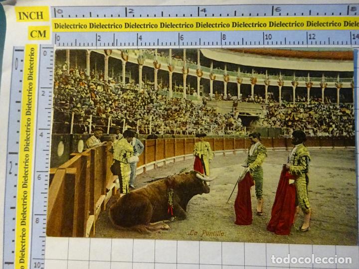 Stierkampf: POSTAL DE TAUROMAQUIA TOROS. A&Ntilde;OS 10 30. LA PUNTILLA. BENLAND GIBRALTAR. 420