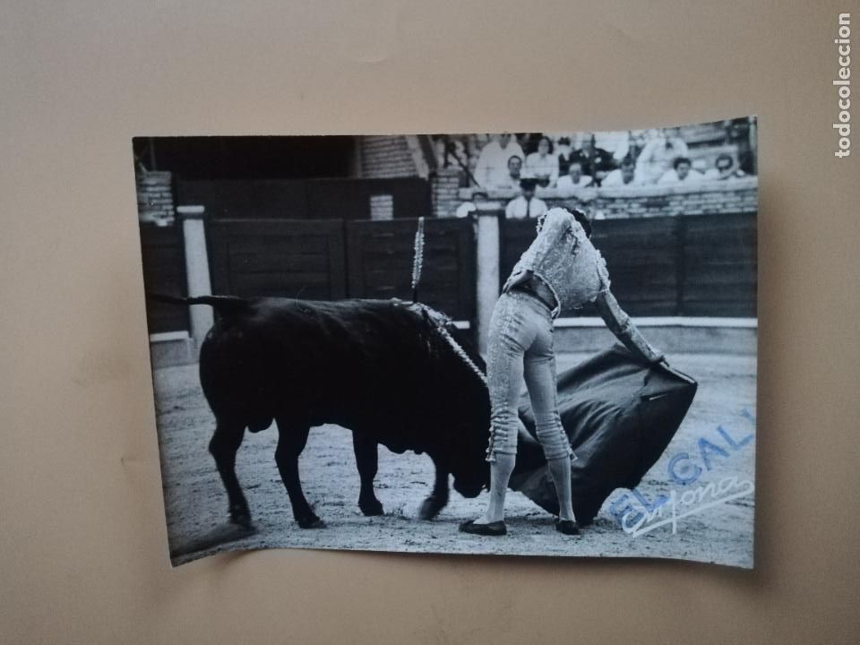Stierkampf: FOTOGRAFIA ANTIGUA. TAUROMAQUIA. TORERO EL CALI. FOTO ARJONA. 13 X 18 CM APROX.