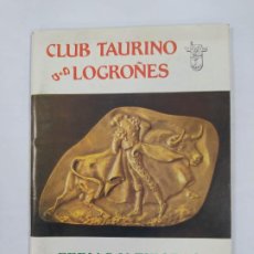 Tauromaquia: CLUB TAURINO LOGROÑES. SAN MATEO 1989 LOGROÑO. TDKR41
