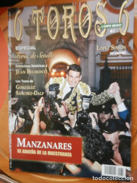 Tauromaquia: REVISTA 6 TOROS 6 - N&ordm; 930 - A&Ntilde;O 2012 - MANZANARES SE ADUE&Ntilde;A DE LA MAESTRANZA ...