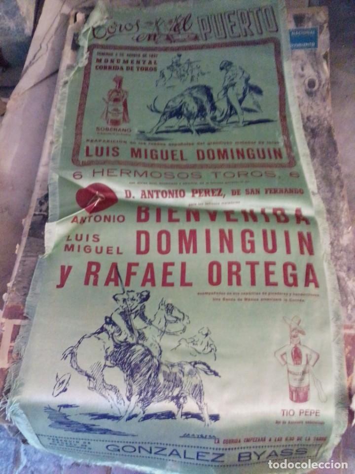 Tauromachie: Cartel toros seda 1957 Puerto de Santa Mar&iacute;a