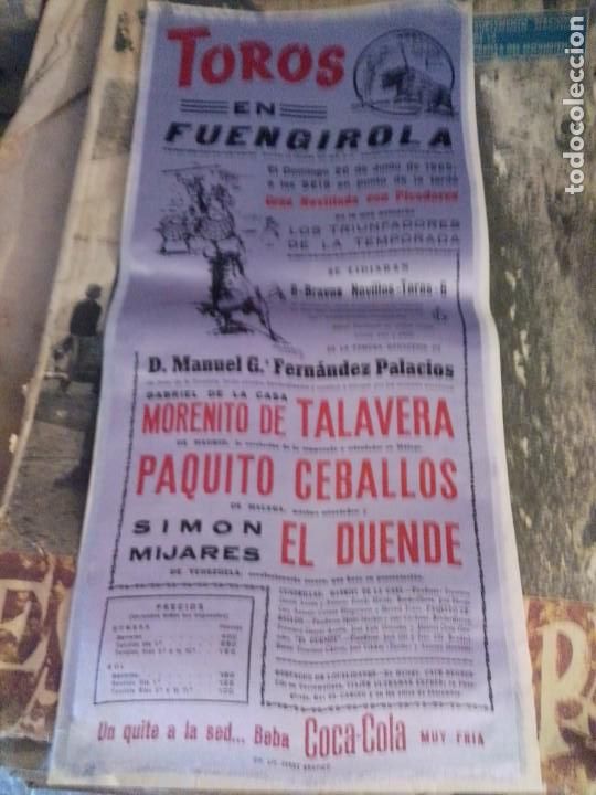 Tauromaquia: Cartel seda toros en Fuengirola 1965