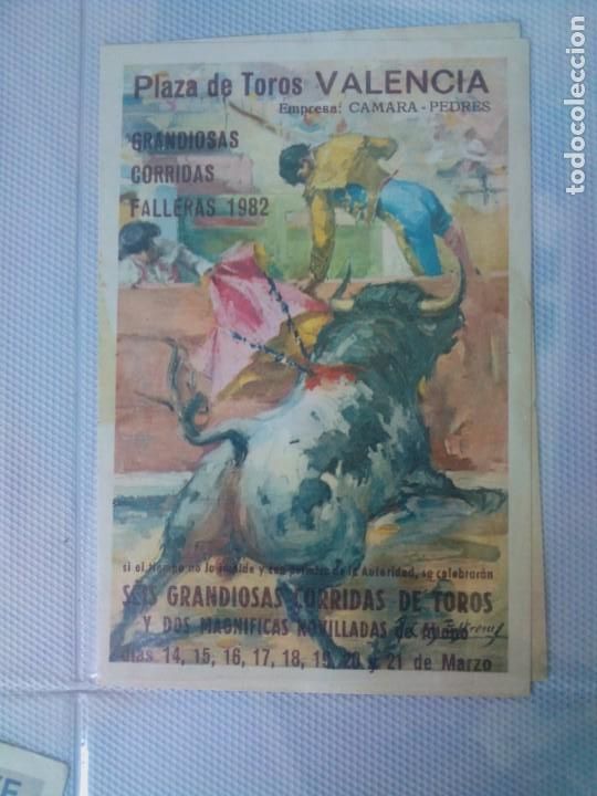 Tauromaquia: Programa de mano toros en Valencia 1982 - Foto 1