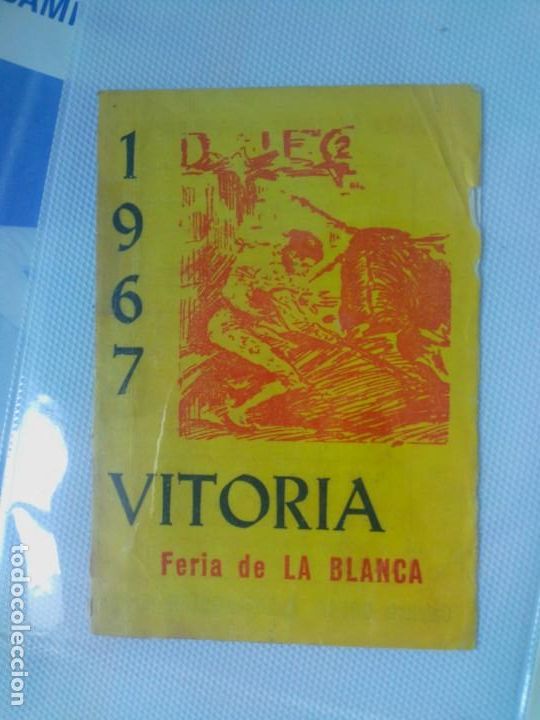 Tauromaquia: Programa de mano toros en Vitoria 1967 - Foto 1