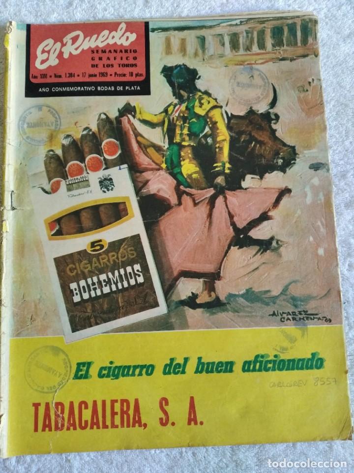 Tauromaquia: REVISTA EL RUEDO. N&ordm; 1384. A&Ntilde;O 1969. FRANCO APLAUDIDO Y ACLAMADO EN LAS VENTAS. MANOLO MART&Iacute;N.. LEER