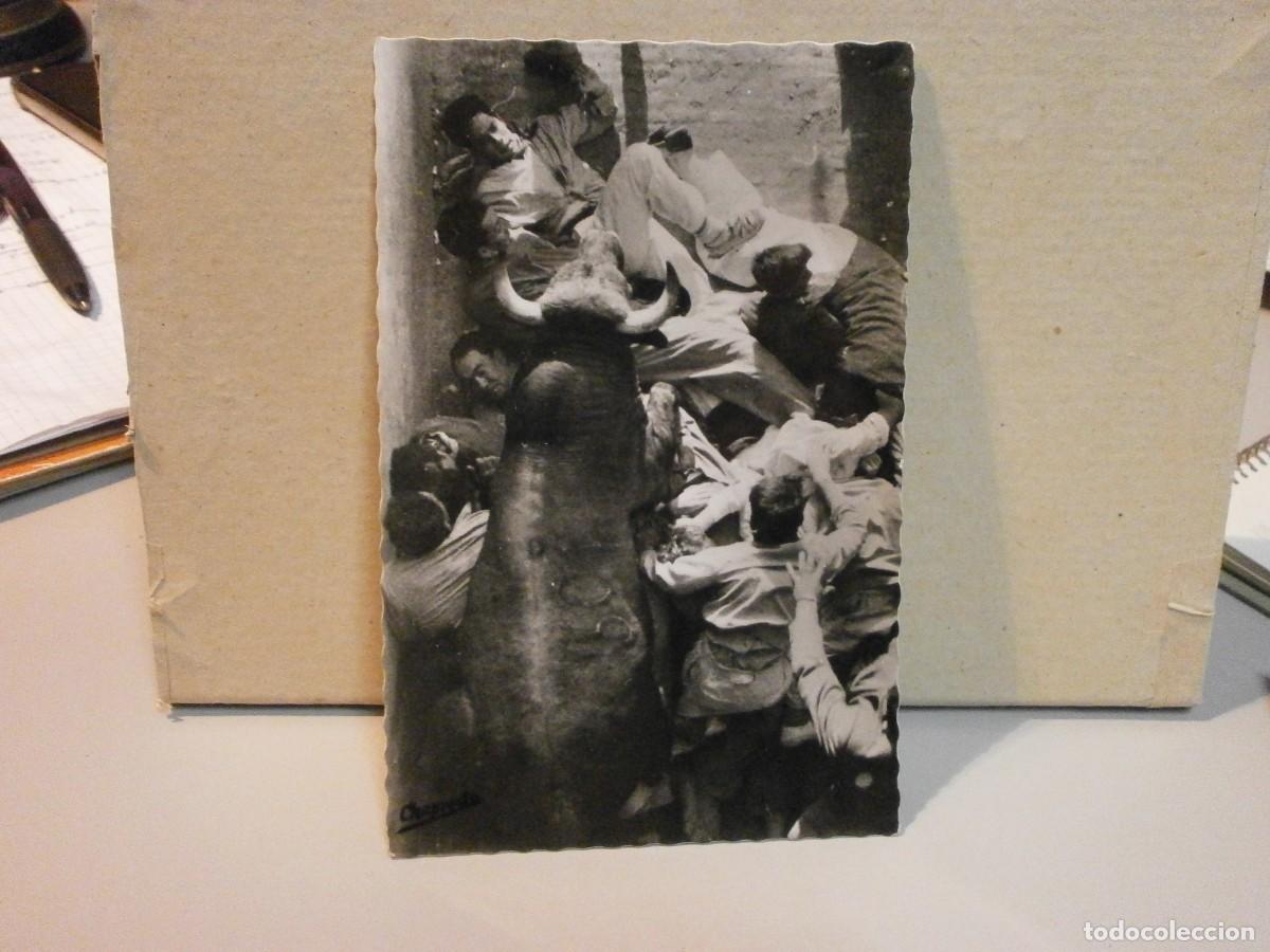 Tauromaquia: antigua postal san fermines pamplona