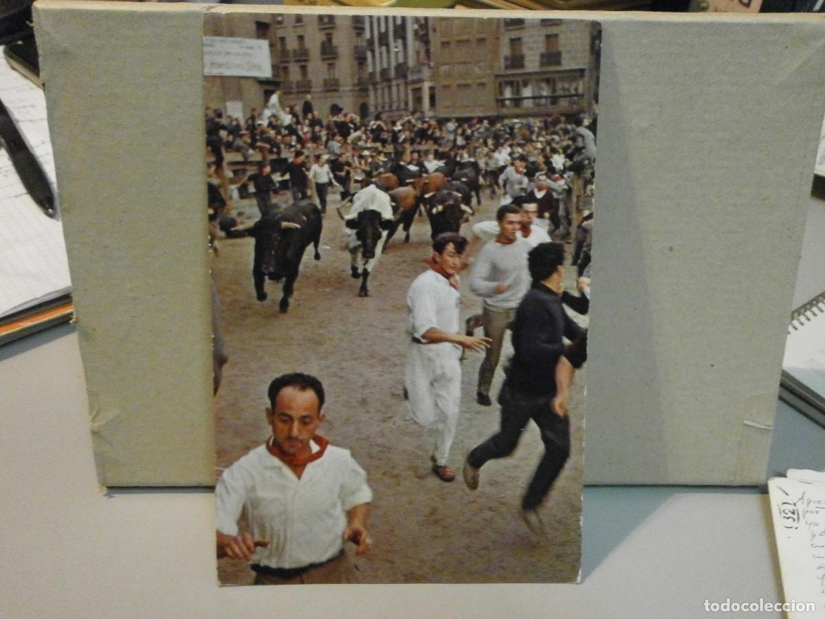 Tauromaquia: antigua postal san fermines pamplona