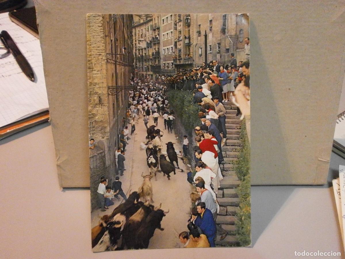 Tauromaquia: antigua postal san fermines pamplona