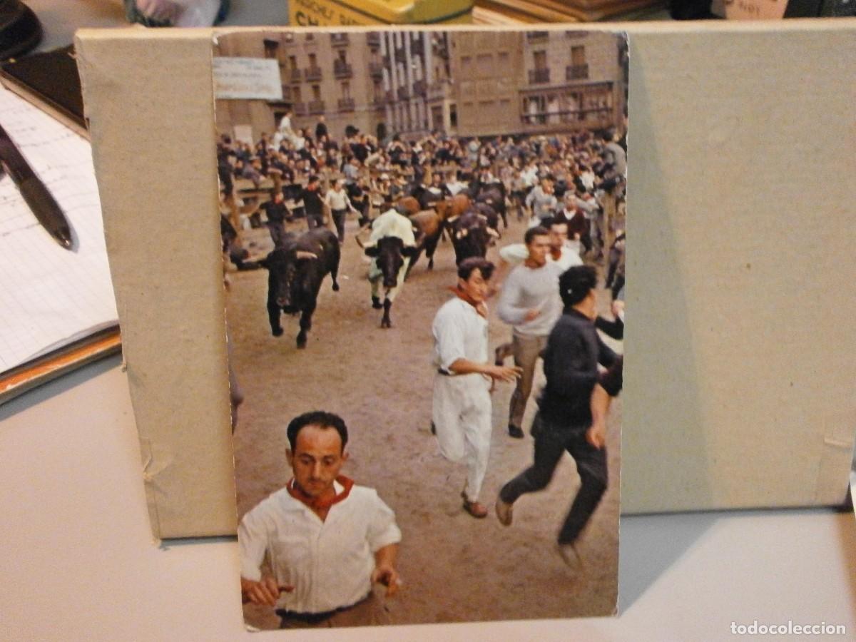 Tauromaquia: antigua postal san fermines pamplona