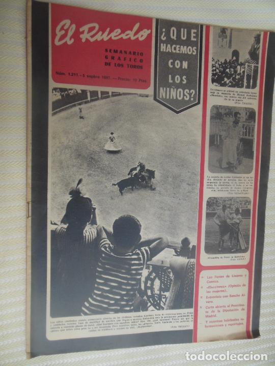 Bullfighting: EL RUEDO SEMANARIO GRAFICO DE LOS TOROS N&ordm; 1211- 09-1967- &iquest; QUE HACEMOS CON LOS NI&Ntilde;OS ?