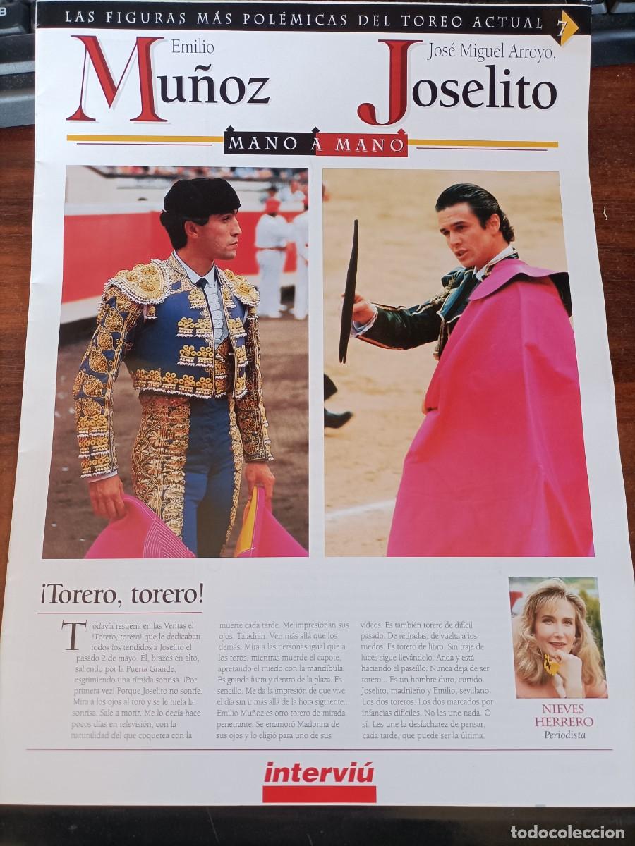 Tauromaquia: Tauromaquia. Mano a Mano. Emilio Mu&ntilde;oz vs J.M. Arroyo Joselito. Fasc&iacute;culo 7. Intervi&uacute;