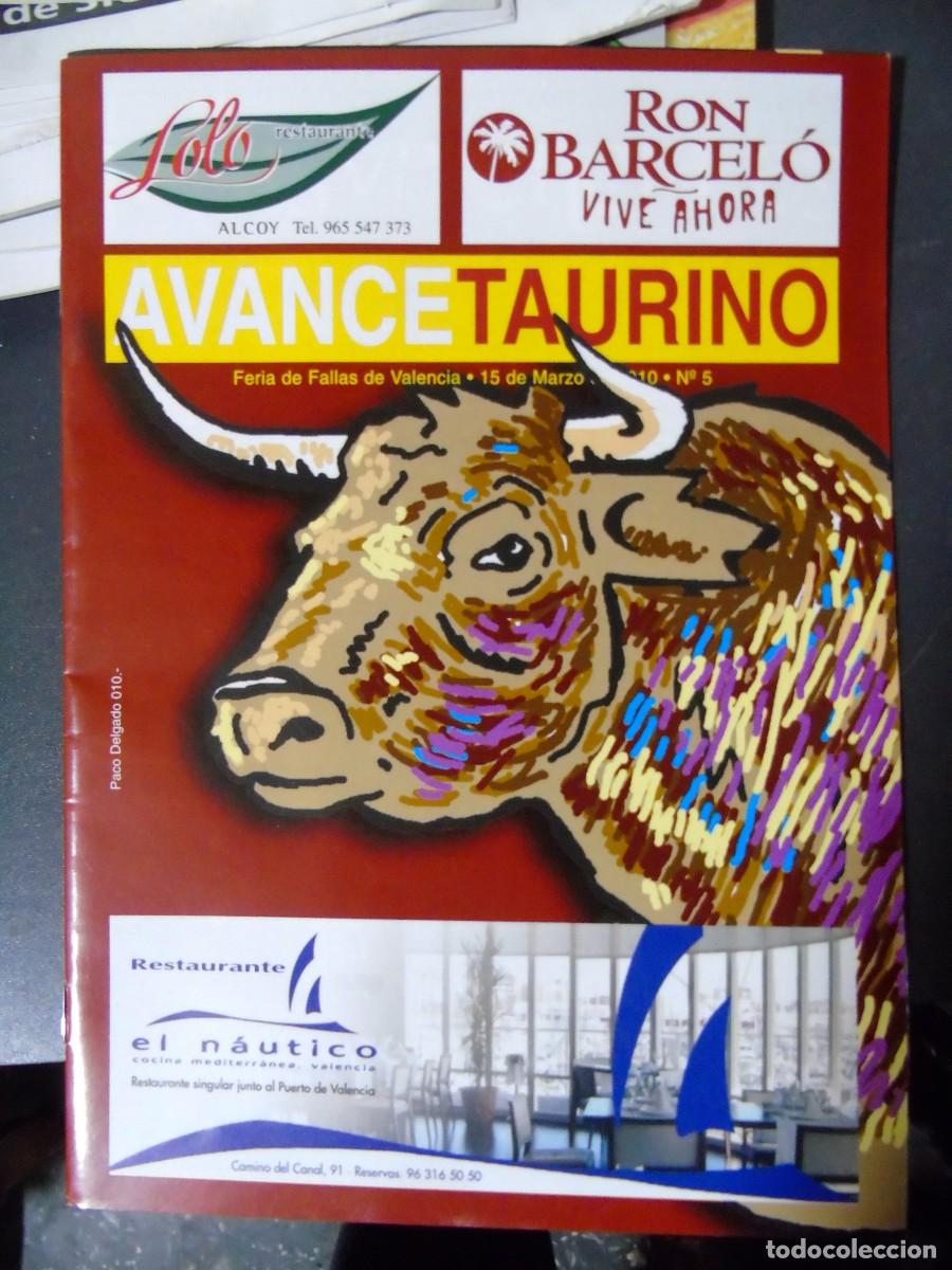 Tauromaquia: 30 REVISTAs AVANCE TAURINO