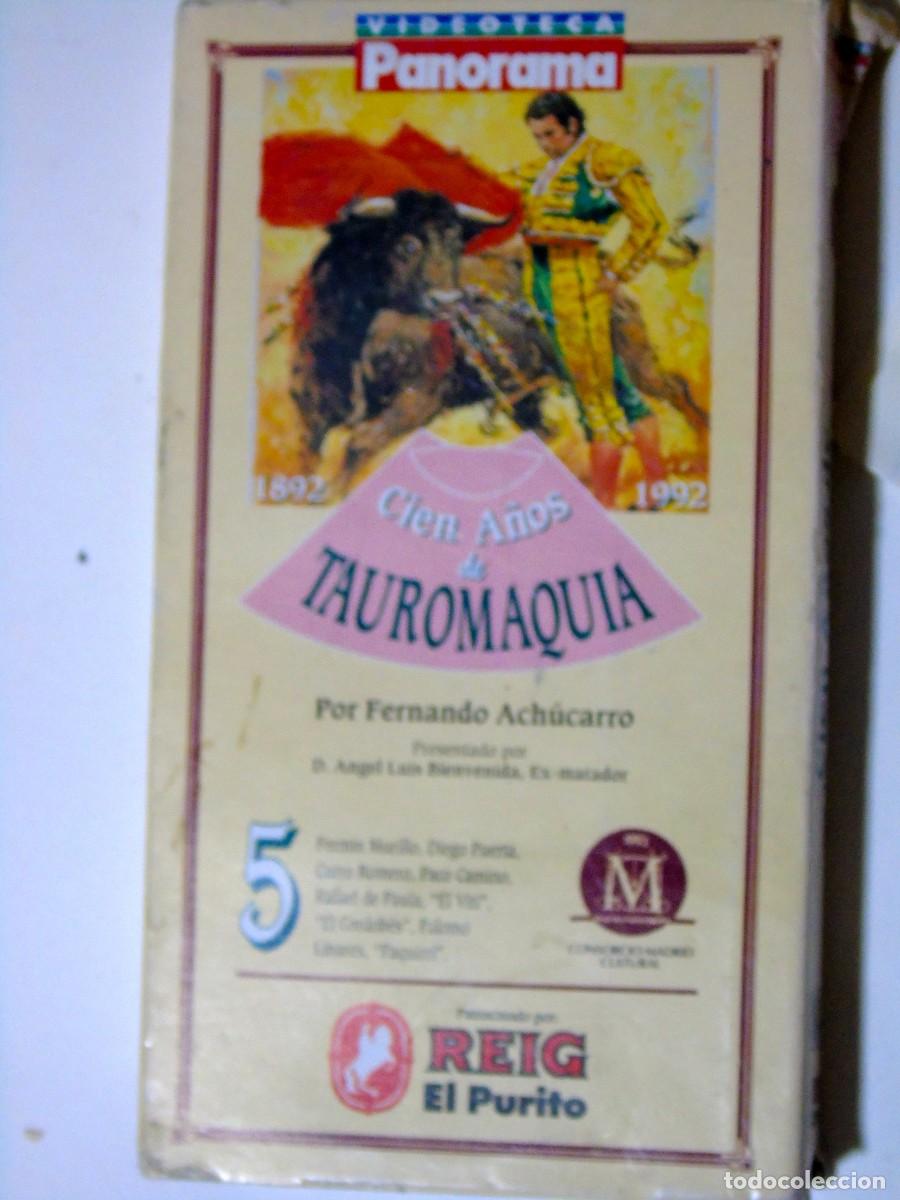 Tauromaquia: VHS CIEN A&Ntilde;OS DE TAUROMAQUIA 1892- 1992