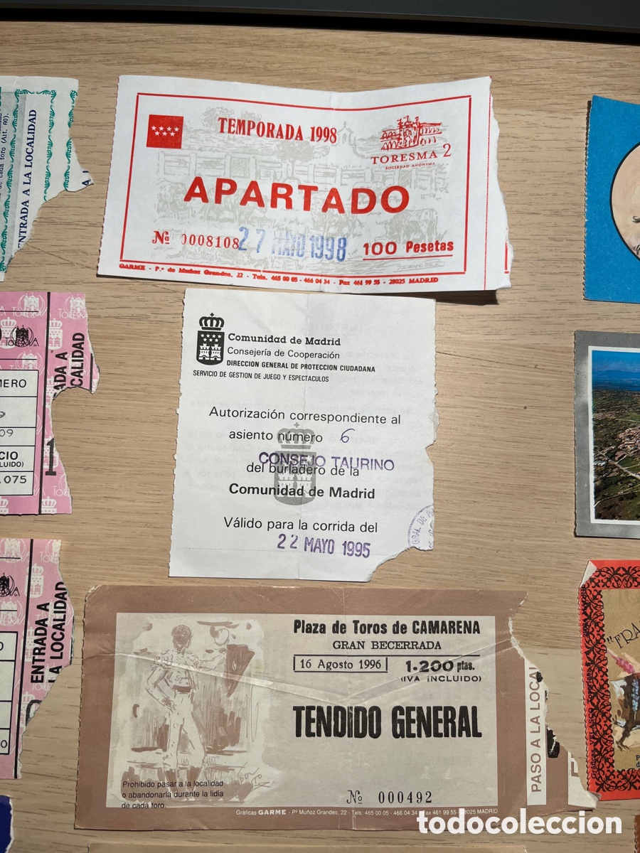 Tauromaquia: 18 ENTRADAS DE TOROS - Foto 4