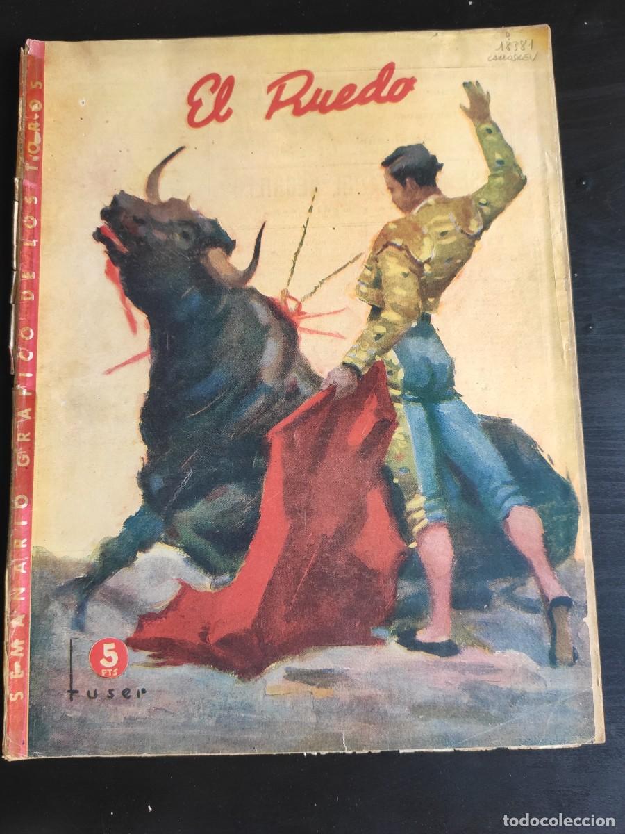 Tauromaquia: REVISTA EL RUEDO. N&ordm; 711. A&Ntilde;O 1958. LA PRIMERA DEL A&Ntilde;O EN M&Aacute;LAGA. ANTES DEL ENCIERRO. FRANCIS.. LEER