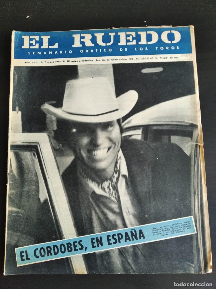 Tauromaquia: REVISTA EL RUEDO. N&ordm; 1072. A&Ntilde;O 1965. ANTONIO CAMPOS, EL IMPOSIBLE. PUEBLA SE VISTE DE GALA. L.. LEER
